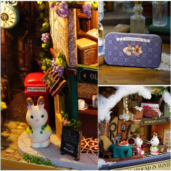 BRAND NEW! Miniature Theatre DIY Dollhouse Kit, Assembly required - Picture 6 of 8